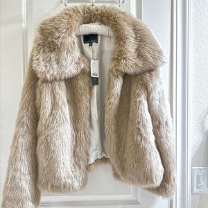 Banana Repulic Fur Coat